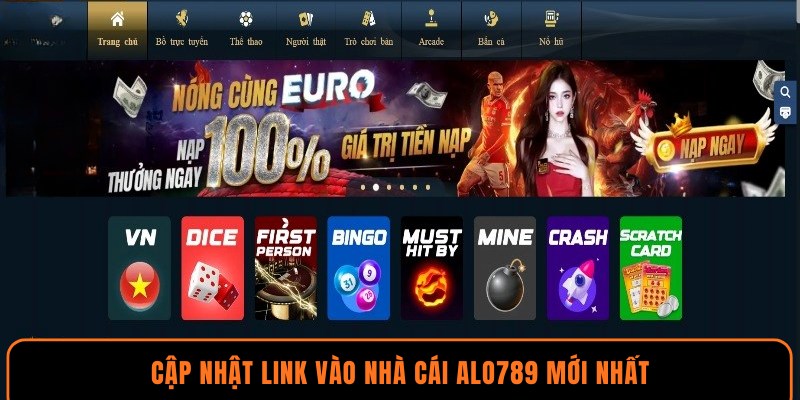 Cập nhật đường link vào Alo789 mới nhất
